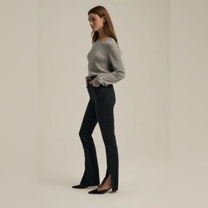 Perfect Daughter Valentina Black Straight Leg Jeans 29 shortie